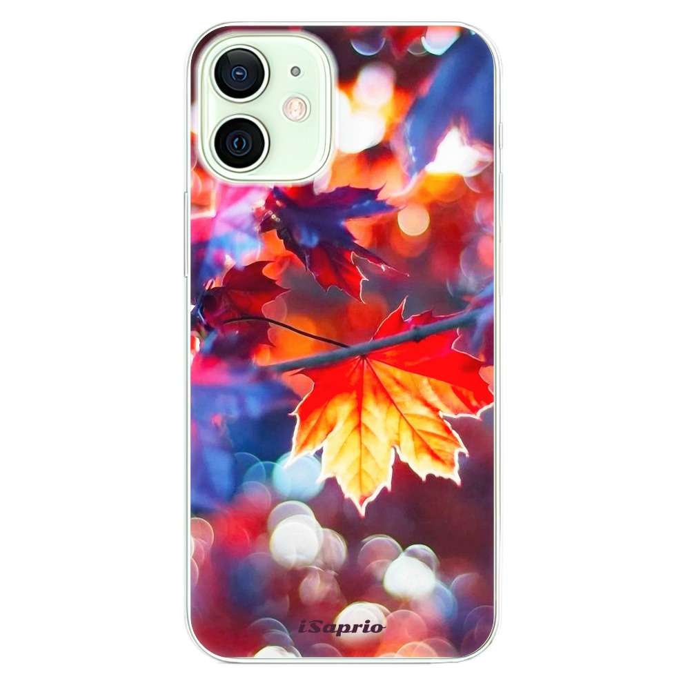 Odolné silikonové pouzdro iSaprio - Autumn Leaves 02 - iPhone 12 mini