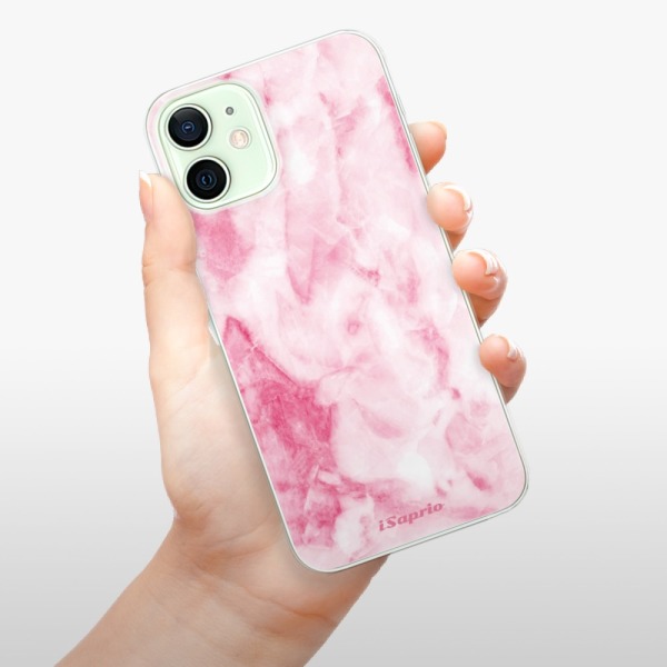 Silikonové pouzdro iSaprio - Apple iPhone 12 Mini - RoseMarble 16