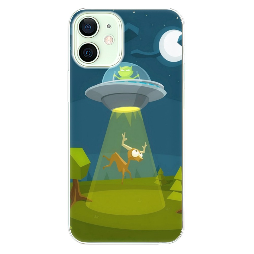 Odolné silikonové pouzdro iSaprio - Alien 01 - iPhone 12 mini