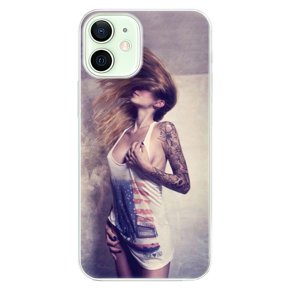 Odolné silikonové pouzdro iSaprio - Girl 01 - iPhone 12 mini