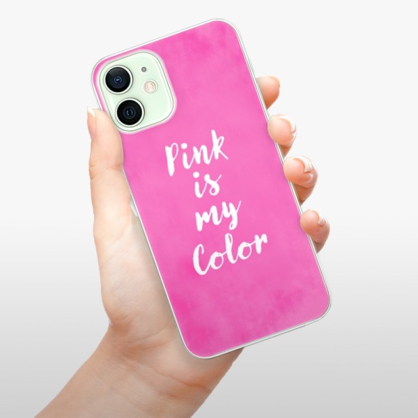 Silikonové pouzdro iSaprio - Apple iPhone 12 Mini - Pink is my color
