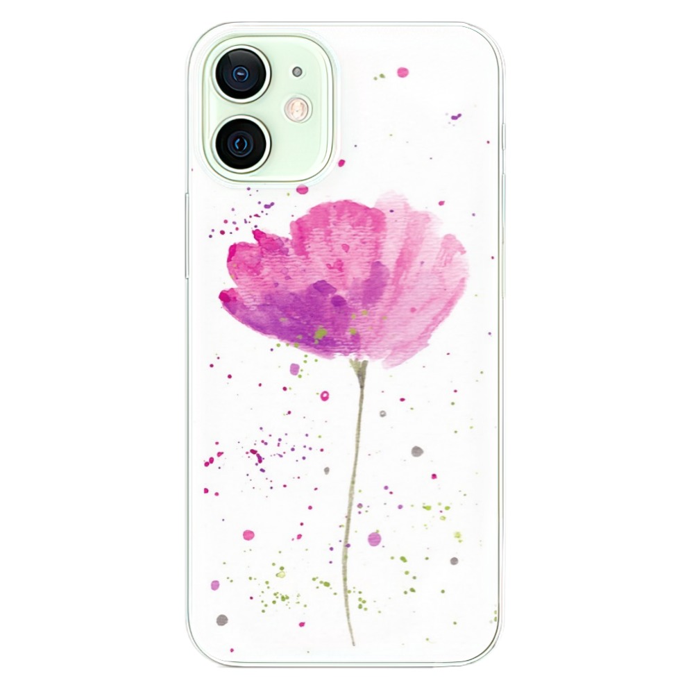Odolné silikonové pouzdro iSaprio - Poppies na mobil Apple iPhone 12 Mini (Odolný silikonový kryt, obal, pouzdro iSaprio - Poppies na mobilní telefon Apple iPhone 12 Mini)