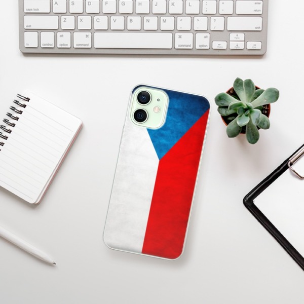 Silikonové pouzdro iSaprio - Apple iPhone 12 Mini - Czech Flag