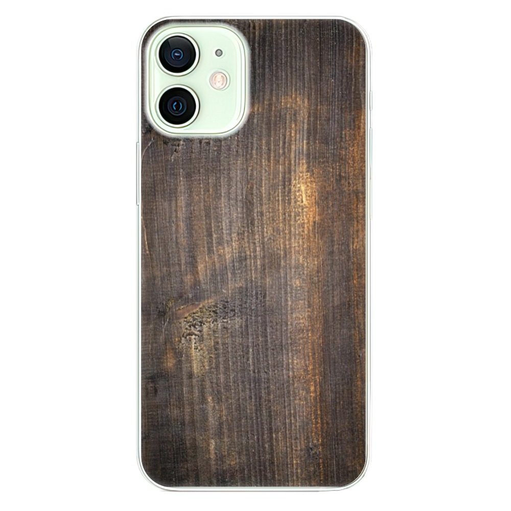 Levně Odolné silikonové pouzdro iSaprio - Old Wood - iPhone 12 mini