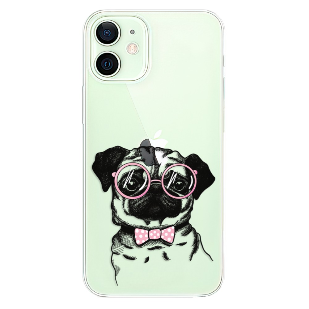Odolné silikonové pouzdro iSaprio - The Pug - iPhone 12 mini