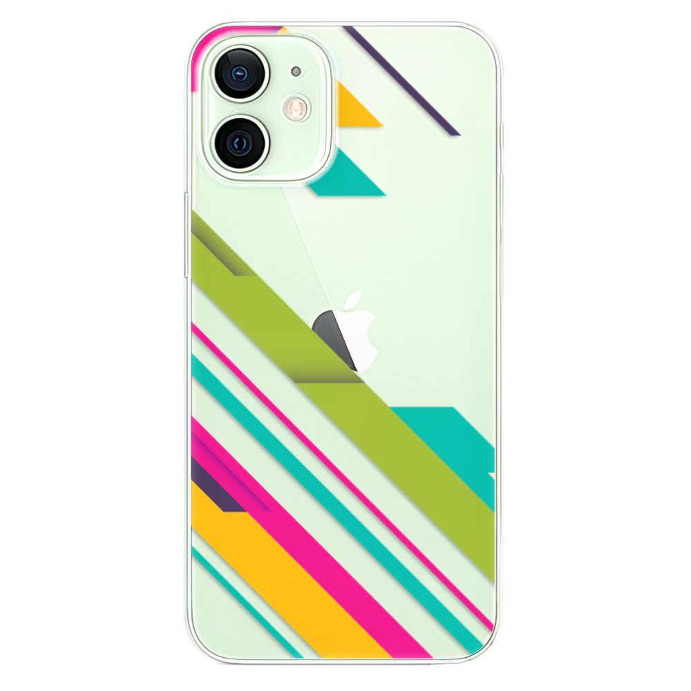 Odolné silikonové pouzdro iSaprio - Color Stripes 03 - iPhone 12 mini