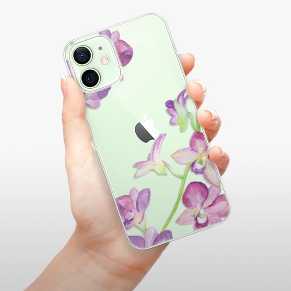 Silikonové pouzdro iSaprio - Apple iPhone 12 Mini - Purple Orchid