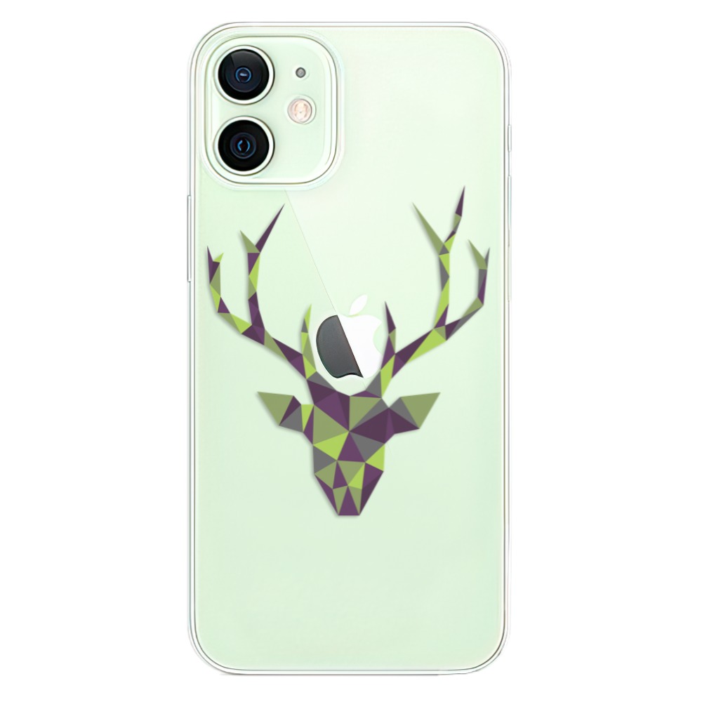 Odolné silikonové pouzdro iSaprio - Deer Green - iPhone 12 mini