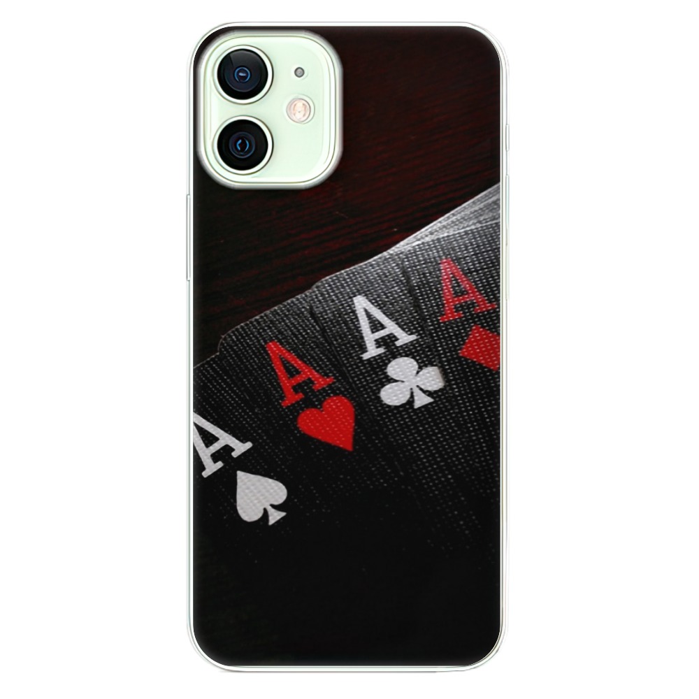 Odolné silikonové pouzdro iSaprio - Poker - iPhone 12 mini