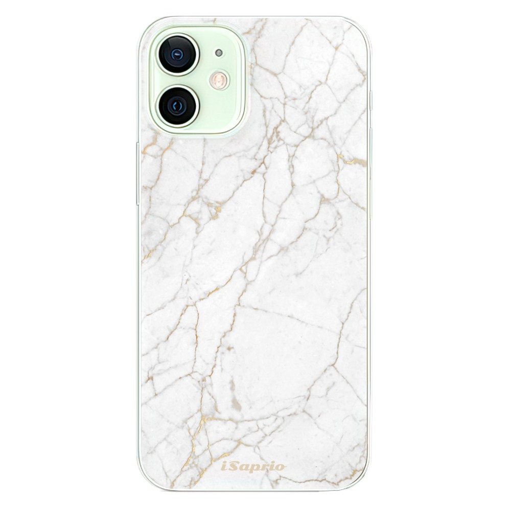 Odolné silikonové pouzdro iSaprio - GoldMarble 13 - iPhone 12