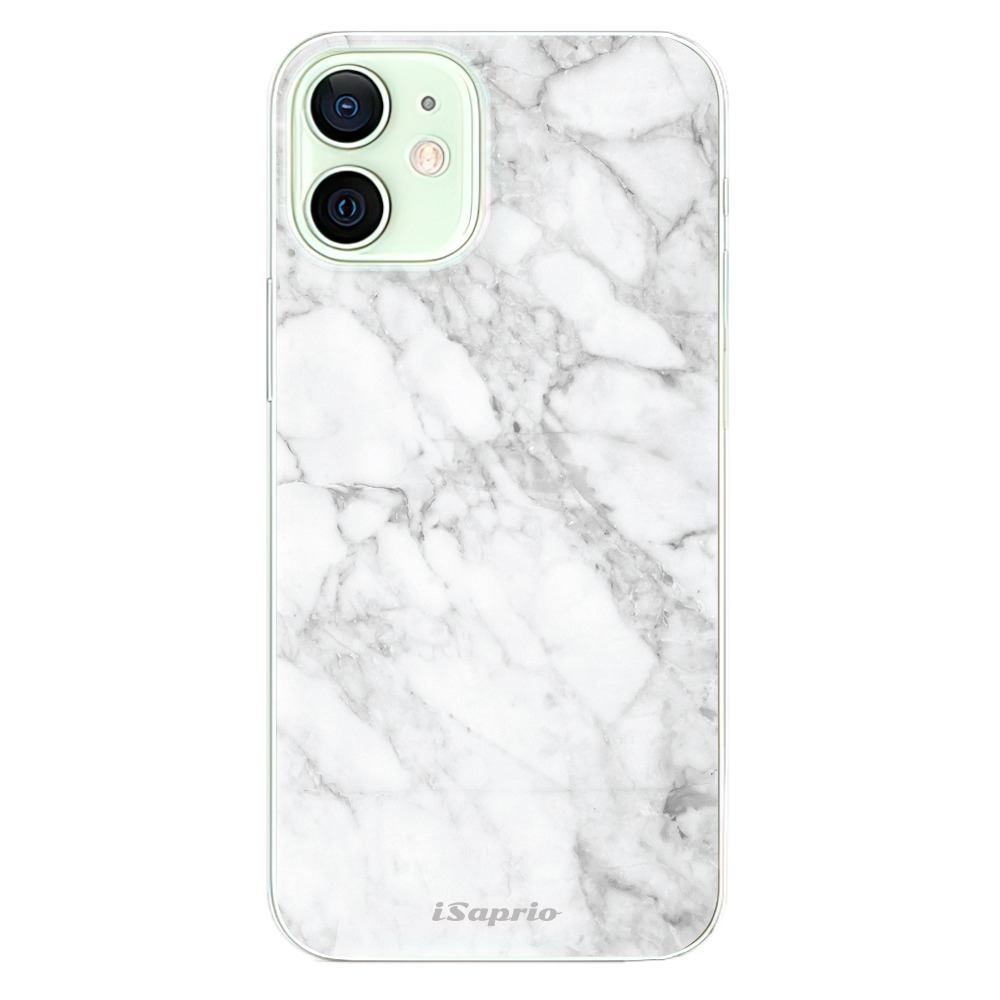 Odolné silikonové pouzdro iSaprio - SilverMarble 14 - iPhone 12