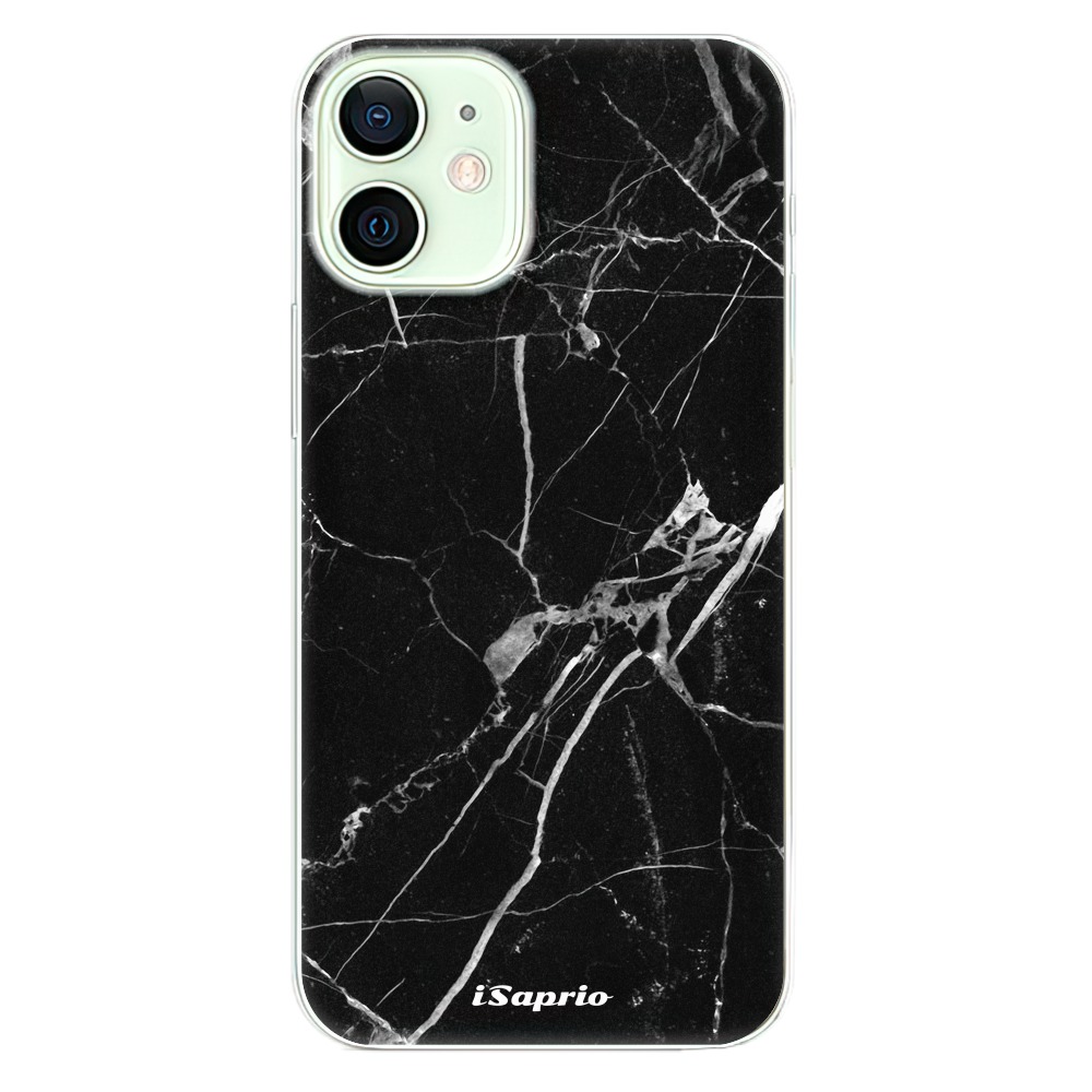 Odolné silikonové pouzdro iSaprio - Black Marble 18 - iPhone 12