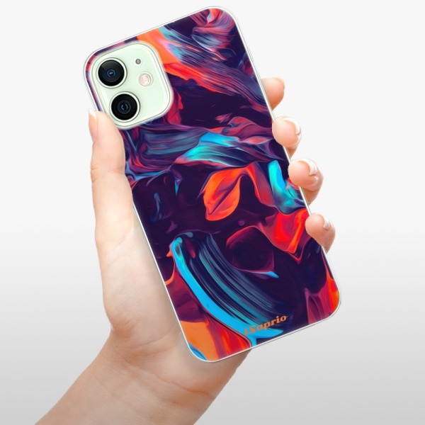 Silikonové pouzdro iSaprio - Apple iPhone 12 - Color Marble 19