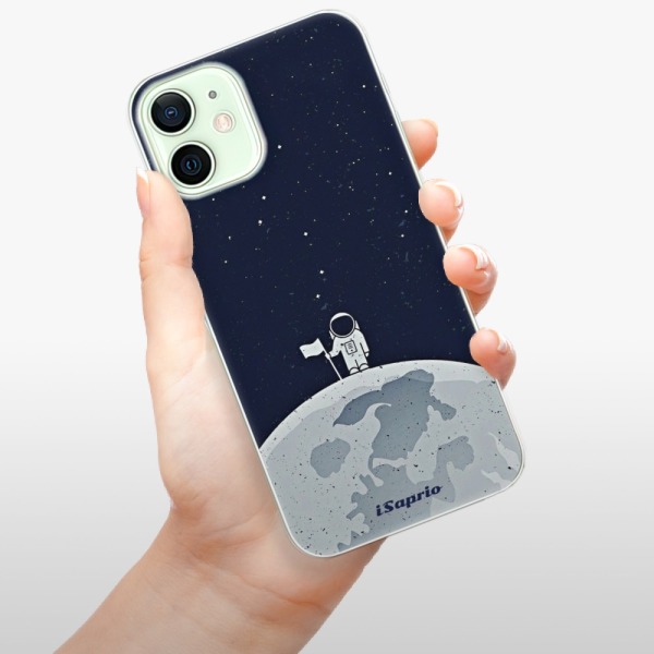 Silikonové pouzdro iSaprio - Apple iPhone 12 - On The Moon 10