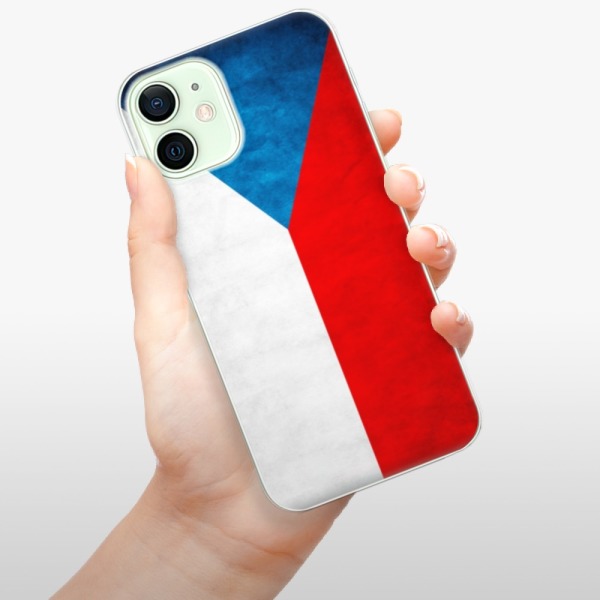 Silikonové pouzdro iSaprio - Apple iPhone 12 - Czech Flag