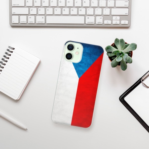 Silikonové pouzdro iSaprio - Apple iPhone 12 - Czech Flag