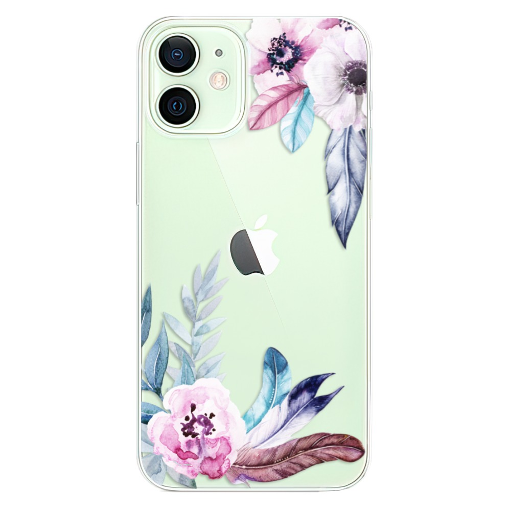 Odolné silikonové pouzdro iSaprio - Flower Pattern 04 na mobil Apple iPhone 12 (Odolný silikonový kryt, obal, pouzdro iSaprio - Flower Pattern 04 na mobilní telefon Apple iPhone 12)