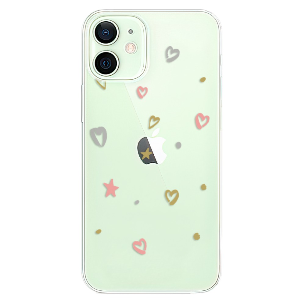 Odolné silikonové pouzdro iSaprio - Lovely Pattern na mobil Apple iPhone 12 (Odolný silikonový kryt, obal, pouzdro iSaprio - Lovely Pattern na mobilní telefon Apple iPhone 12)