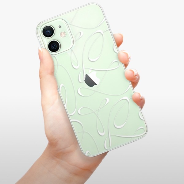 Silikonové pouzdro iSaprio - Apple iPhone 12 - Fancy white