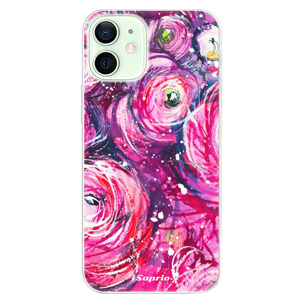 Odolné silikonové pouzdro iSaprio - Pink Bouquet - iPhone 12