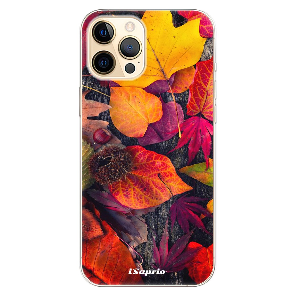 Odolné silikonové pouzdro iSaprio - Autumn Leaves 03 - iPhone 12 Pro