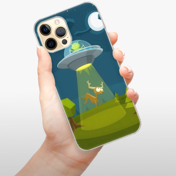 Silikonové pouzdro iSaprio - Apple iPhone 12 Pro - Alien 01