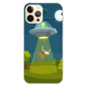 Odolné silikonové pouzdro iSaprio - Alien 01 na mobil Apple iPhone 12 Pro