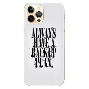 Odolné silikonové pouzdro iSaprio - Backup Plan na mobil Apple iPhone 12 Pro