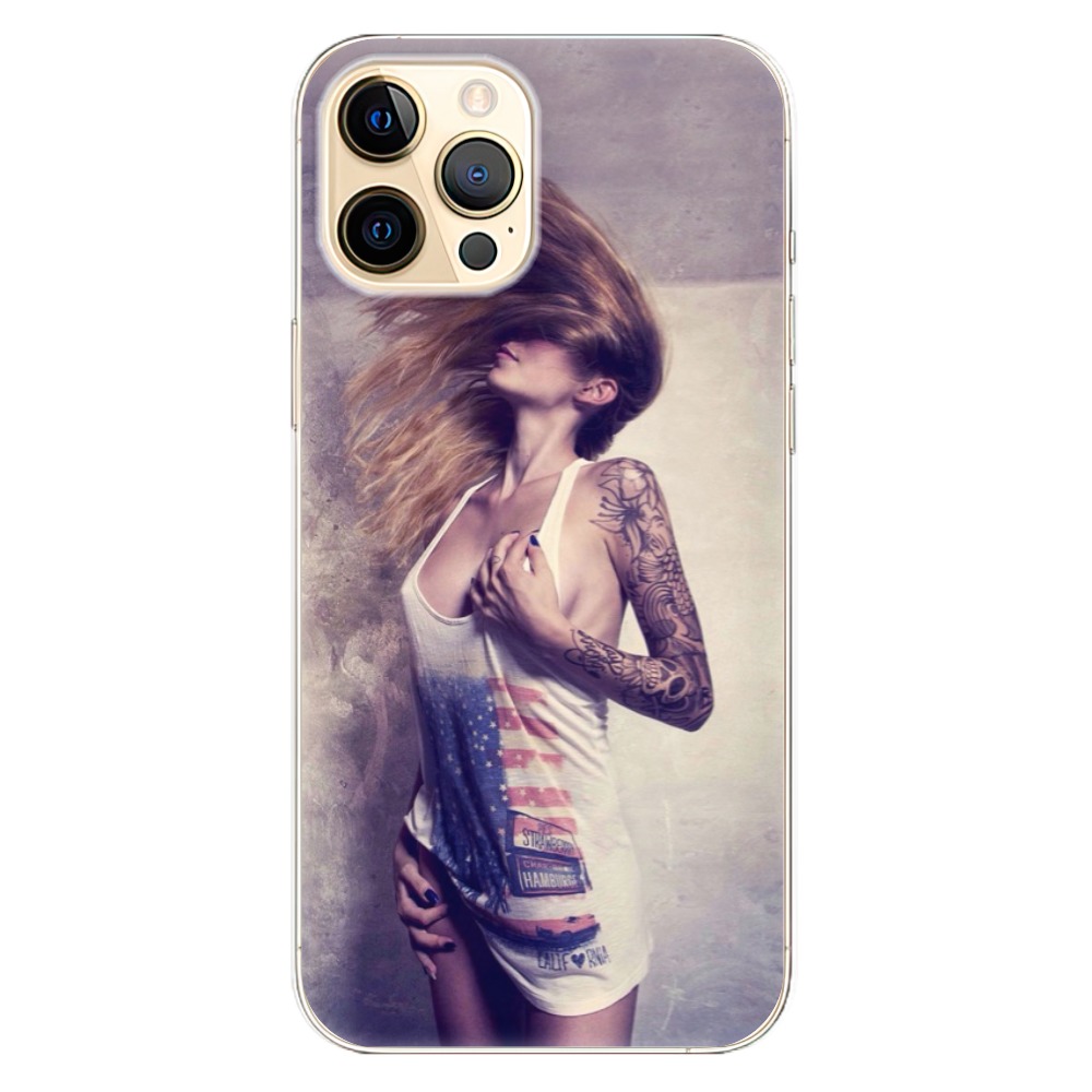 Odolné silikonové pouzdro iSaprio - Girl 01 - iPhone 12 Pro