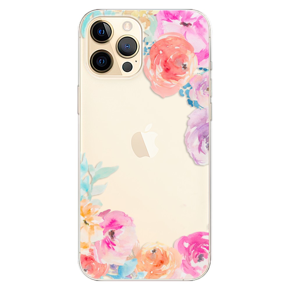 Odolné silikonové pouzdro iSaprio - Flower Brush - iPhone 12 Pro