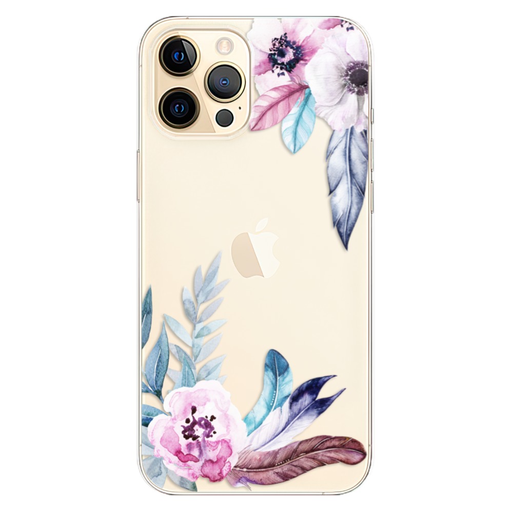 Odolné silikonové pouzdro iSaprio - Flower Pattern 04 na mobil Apple iPhone 12 Pro (Odolný silikonový kryt, obal, pouzdro iSaprio - Flower Pattern 04 na mobilní telefon Apple iPhone 12 Pro)