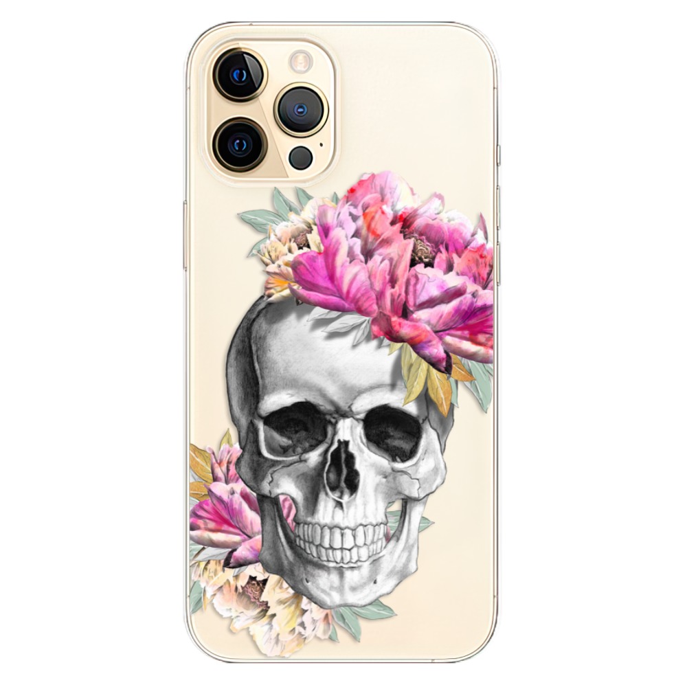 Odolné silikonové pouzdro iSaprio - Pretty Skull - iPhone 12 Pro