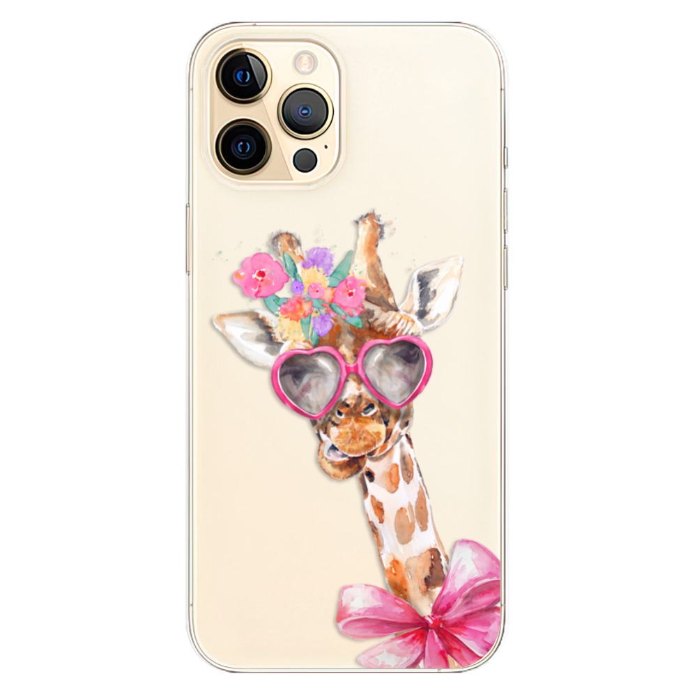 Odolné silikonové pouzdro iSaprio - Lady Giraffe - iPhone 12 Pro