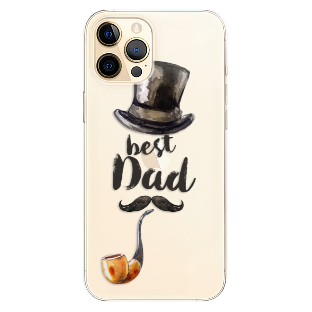 Odolné silikonové pouzdro iSaprio - Best Dad - iPhone 12 Pro