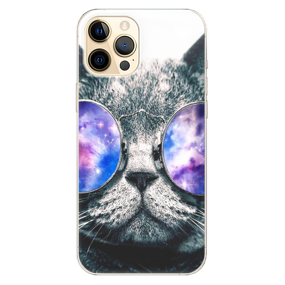 Odolné silikonové pouzdro iSaprio - Galaxy Cat na mobil Apple iPhone 12 Pro (Odolný silikonový kryt, obal, pouzdro iSaprio - Galaxy Cat na mobilní telefon Apple iPhone 12 Pro)
