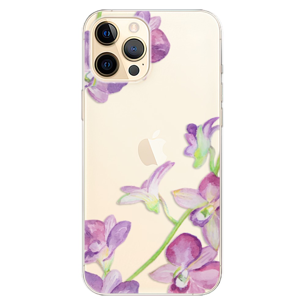 Odolné silikonové pouzdro iSaprio - Purple Orchid - iPhone 12 Pro