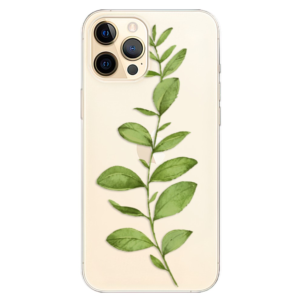 Odolné silikonové pouzdro iSaprio - Green Plant 01 - iPhone 12 Pro