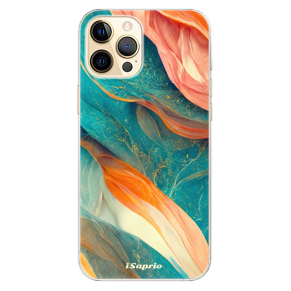Odolné silikonové pouzdro iSaprio - Abstract Marble - iPhone 12 Pro