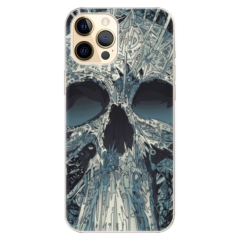 Odolné silikonové pouzdro iSaprio - Abstract Skull - iPhone 12 Pro Max