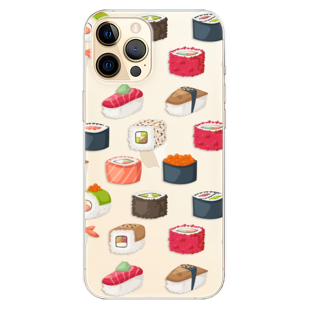 Odolné silikonové pouzdro iSaprio - Sushi Pattern - iPhone 12 Pro Max