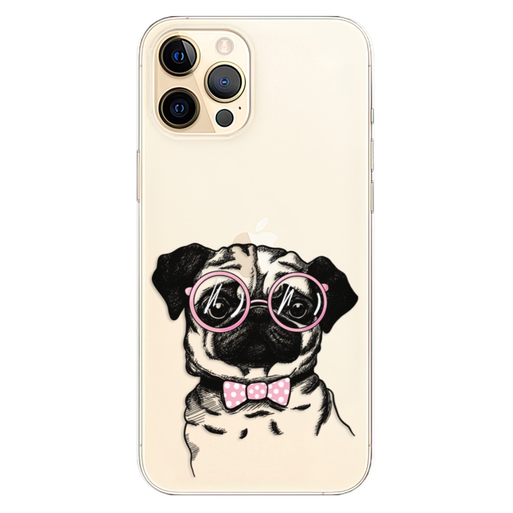 Odolné silikonové pouzdro iSaprio - The Pug na mobil Apple iPhone 12 Pro Max - výprodej (Odolný silikonový kryt, obal, pouzdro iSaprio - The Pug na mobilní telefon Apple iPhone 12 Pro Max)