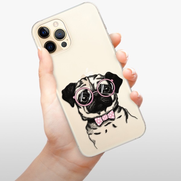 Odolné silikonové pouzdro iSaprio - The Pug na mobil Apple iPhone 12 Pro Max - výprodej