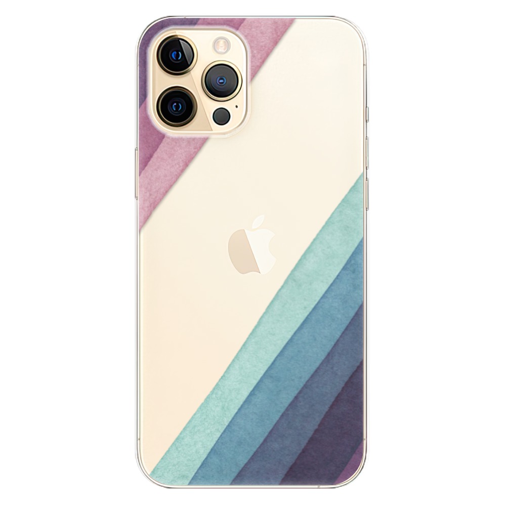 Odolné silikonové pouzdro iSaprio - Glitter Stripes 01 - iPhone 12 Pro Max