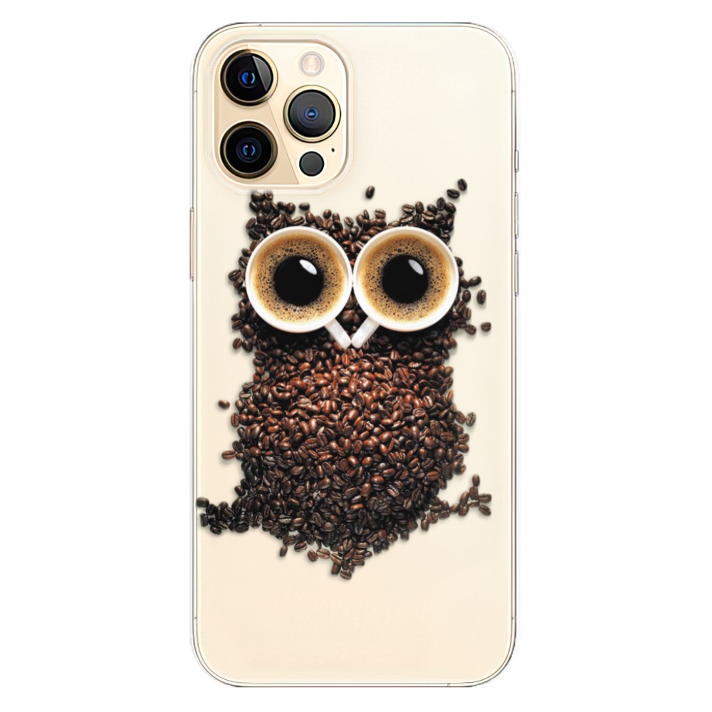 Odolné silikonové pouzdro iSaprio - Owl And Coffee - iPhone 12 Pro Max
