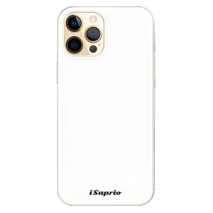 Odolné silikonové pouzdro iSaprio - 4Pure - bílé na mobil Apple iPhone 12 Pro Max