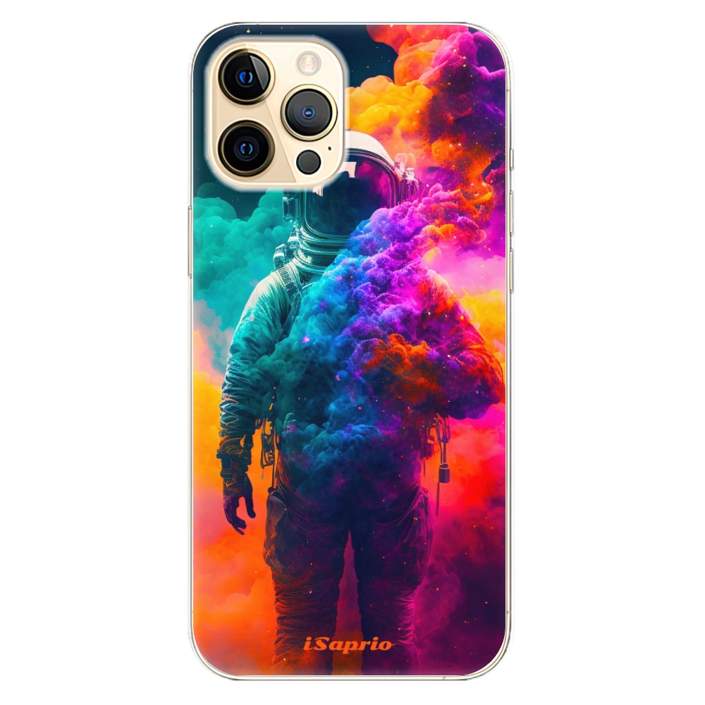Odolné silikonové pouzdro iSaprio - Astronaut in Colors - iPhone 12 Pro Max