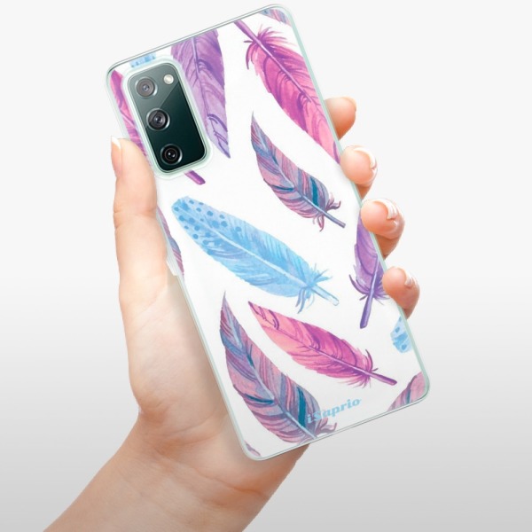 Silikonové pouzdro iSaprio - Samsung Galaxy S20 FE / Samsung Galaxy S20 FE 5G - Feather Pattern 10