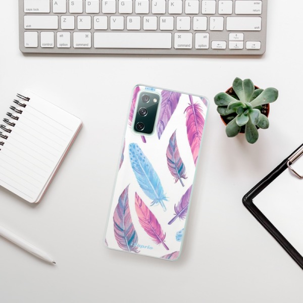 Silikonové pouzdro iSaprio - Samsung Galaxy S20 FE / Samsung Galaxy S20 FE 5G - Feather Pattern 10