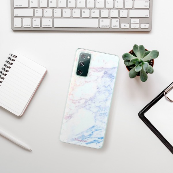 Silikonové pouzdro iSaprio - Samsung Galaxy S20 FE / Samsung Galaxy S20 FE 5G - Raibow Marble 10