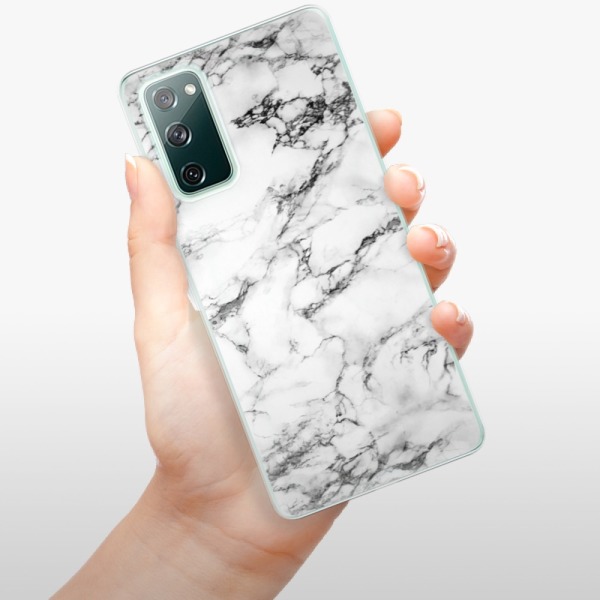 Silikonové pouzdro iSaprio - Samsung Galaxy S20 FE / Samsung Galaxy S20 FE 5G - White Marble 01